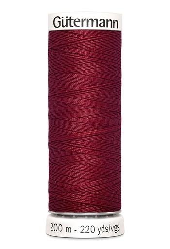 [748277-226] Tout à l'égout Gütermann 200m | Couleur bordeaux 226