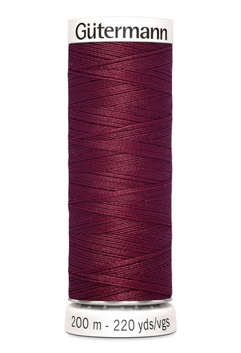 [748277-375] Tout à l'égout Gütermann 200m | Couleur bordeaux 375