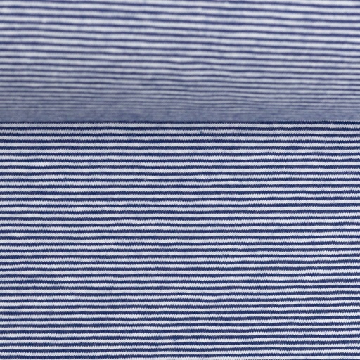 [080890-598011] Jersey | Bella by Swafing | Stripes, 1mm, blue/white