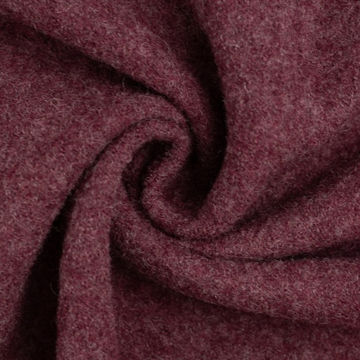 [081125-001937] Wool walk, boiled wool | Naomi by Swafing | bordeaux melange