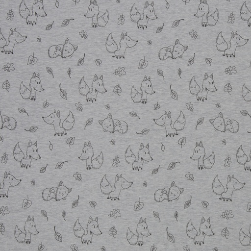 [082602-301182] Polaire alpine | Léa par Swafing | gris avec renards B-STOCK