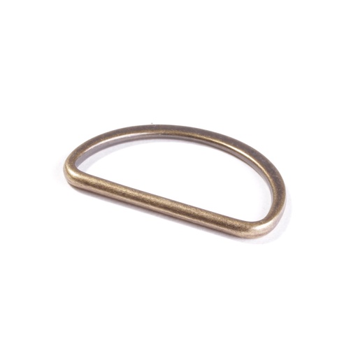 [DRI-40-messing] D-ring 40mm brass