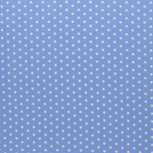 [078848-100154] Cotton woven fabric with stars | Carrie by Swafing | light blue