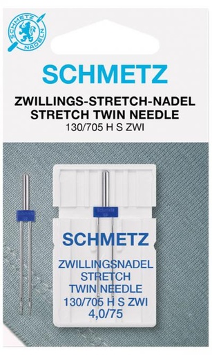 [0706900] Schmetz Doppel-Nähmaschinennadel 130/705 Stretch 75/4,0 mm