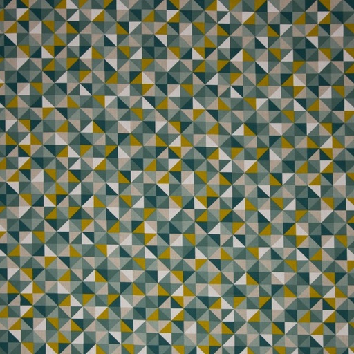 [081524-995748] Canvas | Emma By Swafing | Triangles, turquoise