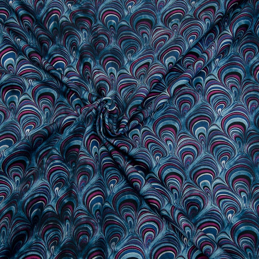 [6843/92] Jersey | Tye Die Swirl by HILCO | abstract