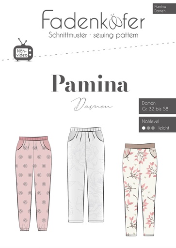 [Faden-pamina] Patron de couture | Pamina de Fadenkäfer | Pantalons pour femmes