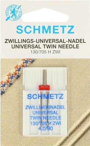 [0703105] Nähmaschinennadel | Schmetz | Zwillingsnadel Universal 130/705 4,0/90