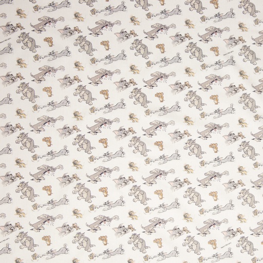 [082028-100011] Tom et Jerry | Tissu en coton