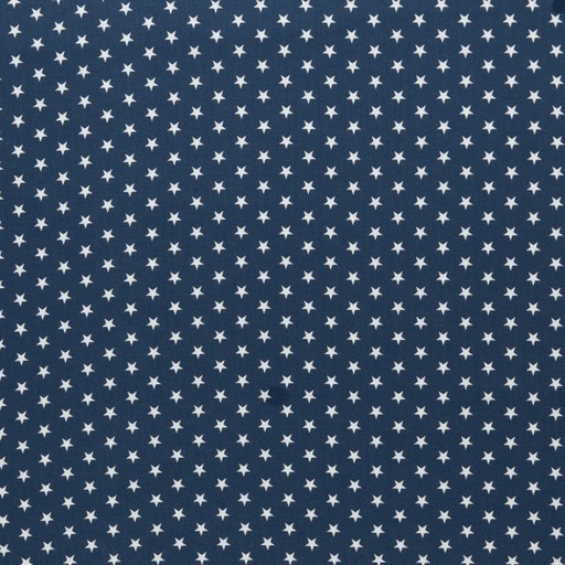 [078848-100744] Cotton woven fabric with stars | Carrie by Swafing | dark blue