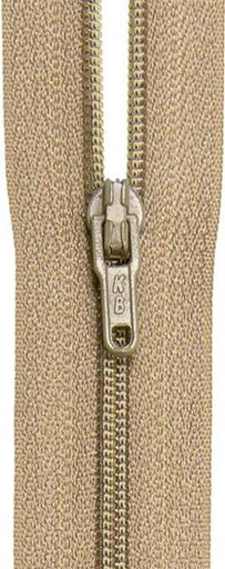 [018000-886] Endless zipper | S40 sold by the meter incl. slider | per meter, 3 sliders, beige