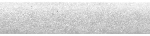 [021512/0009] Velour Flausch - oder Klettband zum Nähen, 20mm, Velcro<span> - </span>weiss, Flauschband