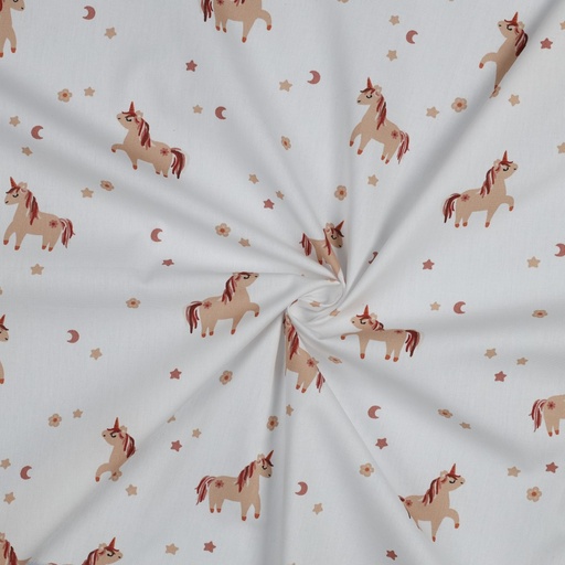 [5844002] Cotton | Unicorn | white