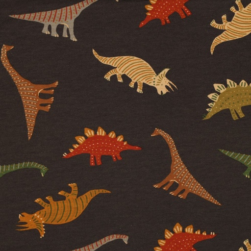 [6076021] Pièce restante 80cm | Sueur douce | Dinosaure | Brun