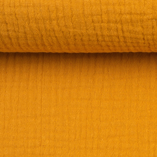 [Tuch-Regen-senf] Embroidered comfort blanket made of muslin - plain | Name and rainbow mustard