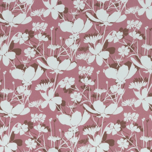 [081734-100434] Viscose | fleurs sauvages de Christiane Zielinski | rose