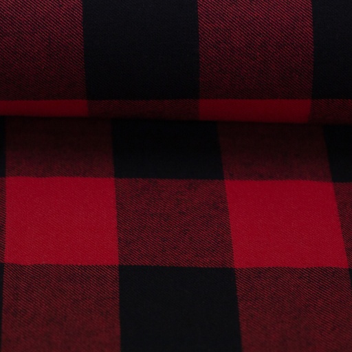 [081986-196638] Flannel | Maverick by Swafing | Check red