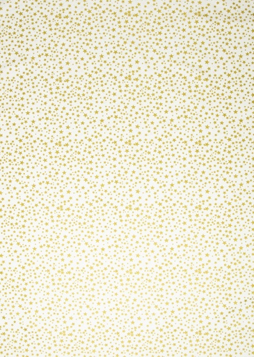 [081873-100010] Cotton woven fabric, Christmas | Neuss by Swafing | cream white with gold stars