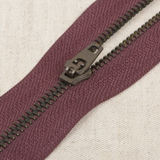 [RVSTEBRT12F21] Zipper indivisible bronze G12 violin